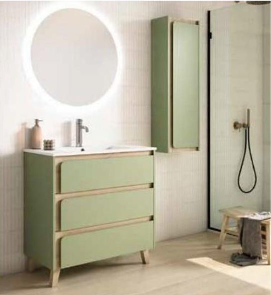 MUEBLE BAÑO LUME VERDE