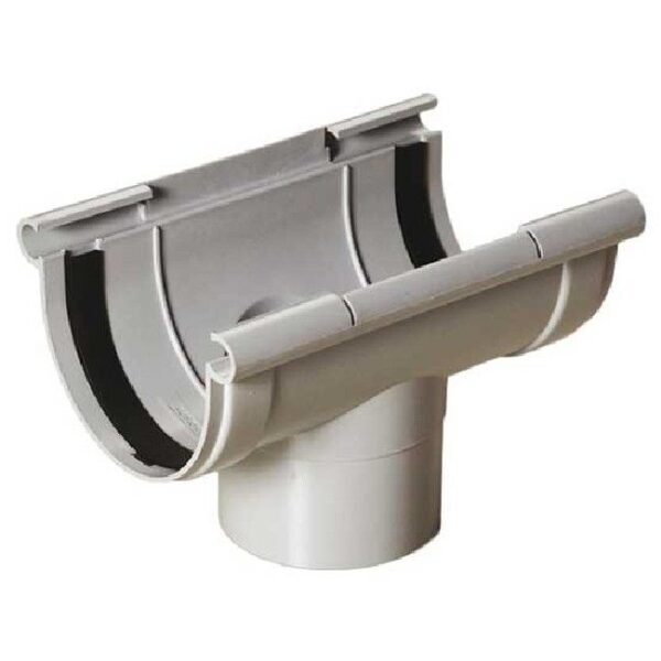 Conexión bajante pvc canalón