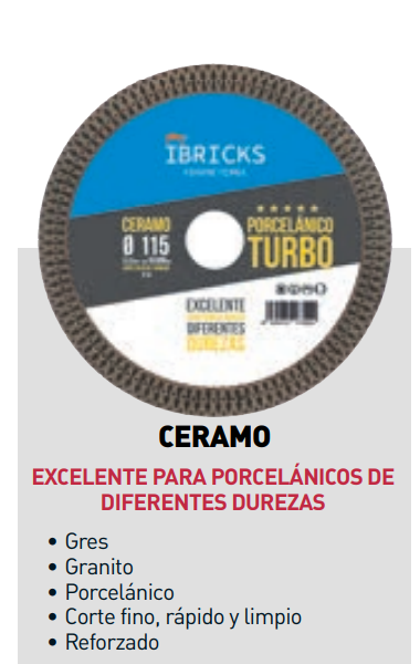 Disco diamante ceramo 115mm