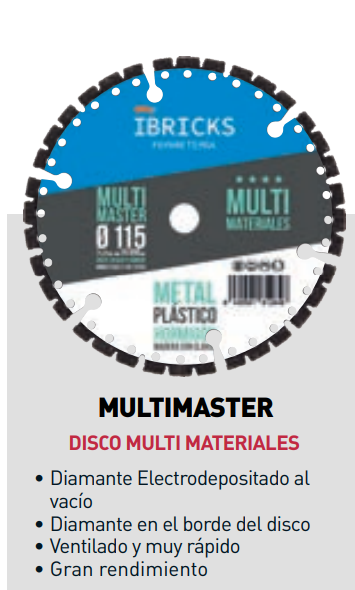 Disco diamante multimaster 115mm