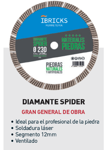 Disco diamante spider 230mm