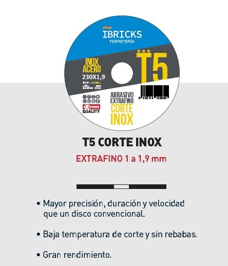 Disco G5 extrafino 230mm