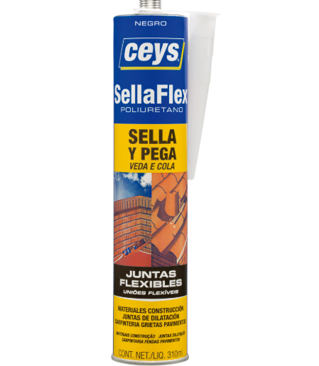 Silicona SellaFLex negro 310ml