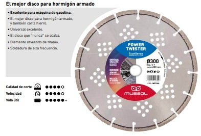 Disco diamante Power Twister 230mm